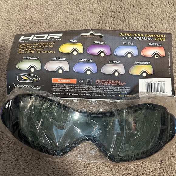 V-Force Grill Paintball Mask with HDR Lens Brandnew - Picture 2 of 2